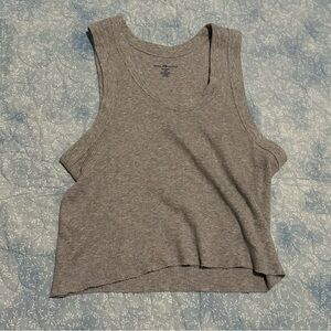 brandy melville gray tank top